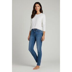 Signature By Levi Strauss & Co. Modern Skinny Jeans Stretch Denim Mid Rise Size